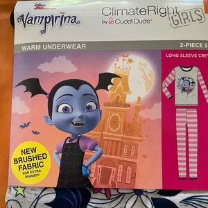 Climate Right by Cuddl Duds Vampirina Girls Pajama Set - Purple and Pink